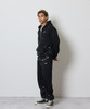 Picture No.33 of NUMBER (N)INE HAND PAINTED FIRM COTTON LIGHT SHORT PILE FULL ZIP SWEAT HOODIE / Hand-painted firm cotton light short pile Fleece With a Single Point Logo Print Zip-up Sweatshirt hoodie F26GNC007P