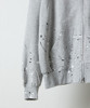 Picture No.50 of NUMBER (N)INE HAND PAINTED FIRM COTTON LIGHT SHORT PILE FULL ZIP SWEAT HOODIE / Hand-painted firm cotton light short pile Fleece With a Single Point Logo Print Zip-up Sweatshirt hoodie F26GNC007P