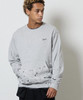 Picture No.4 of NUMBER (N)INE HAND PAINTED FIRM COTTON LIGHT SHORT PILE KANGAROO POCKET L/S SWEATSHIRT / Hand-painted firm cotton light short pile With a Single Point Logo Print, kangaroo Pocket, Crew Neck sweatshirt F26GNC006P
