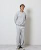Picture No.22 of NUMBER (N)INE HAND PAINTED FIRM COTTON LIGHT SHORT PILE KANGAROO POCKET L/S SWEATSHIRT / Hand-painted firm cotton light short pile With a Single Point Logo Print, kangaroo Pocket, Crew Neck sweatshirt F26GNC006P