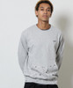 Picture No.43 of NUMBER (N)INE HAND PAINTED FIRM COTTON LIGHT SHORT PILE KANGAROO POCKET L/S SWEATSHIRT / Hand-painted firm cotton light short pile With a Single Point Logo Print, kangaroo Pocket, Crew Neck sweatshirt F26GNC006P