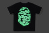 Picture No.8 of BAPE GLOW IN THE DARK CAMO BIG APE HEAD TEE 1M20-310-006