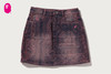 Picture No.1 of BAPE PAISLEY PATTERN DENIM SKIRT 1M80-254-303