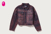 Picture No.1 of BAPE PAISLEY PATTERN DENIM BOXY CROPPED JACKET 1M80-240-307