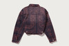 Picture No.2 of BAPE PAISLEY PATTERN DENIM BOXY CROPPED JACKET 1M80-240-307
