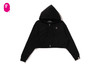 Picture No.1 of BAPE APE HEAD ONE POINT CROPPED ZIP HOODIE 1M30-215-314