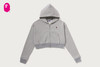 Picture No.1 of BAPE APE HEAD ONE POINT CROPPED ZIP HOODIE 1M80-215-315