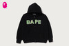 Picture No.1 of BAPE BAPE LOGO CRYSTAL STONES OVERSIZED ZIP HOODIE 1M80-215-314