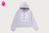 Picture No.4 of BAPE CAMO LACE PATCH BOXY CROPPED PULLOVER HOODIE 1M80-214-305