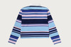 Picture No.2 of BAPE APE HEAD ONE POINT STRIPE BOXY CROPPED L/S POLO TEE 1M80-211-304