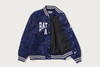 Picture No.2 of BAPE SOLID CAMO NYLON JACQUARD VARSITY JACKET 1M80-141-301