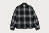 Picture No.2 of BAPE BAPE BLACK MAD FACE DUO FURRY CHECK SHACKET 1M70-140-307