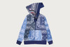 Picture No.2 of BAPE PAISLEY PATTERN SHARK FULL ZIP HOODIE 1M80-115-323