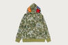 Picture No.3 of BAPE SPLASH CAMO SHARK FULL ZIP HOODIE 1M80-115-319