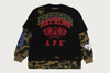Picture No.2 of BAPE DESTROYED MULTI LOGO 2 IN 1 RELAXED FIT LS TEE 1M80-111-315
