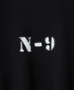 Picture No.5 of NUMBER (N)INE N-9 PRINTED CLASSIC CREWNECK SWEATSHIRT / Stencil-style Logo Print crewneck sweatshirt BA2GNC005