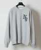 Picture No.9 of NUMBER (N)INE N9 NUMBER NINERS PRINTED CLASSIC CREWNECK SWEATSHIRT / Old English Logo & Back Print Crewneck Sweatshirt BA2GNC004
