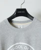 Picture No.9 of NUMBER (N)INE SCHOOL OF VISUAL COMEDY PRINTED CLASSIC CREWNECK SWEATSHIRT / Skull Motif Circle Logo & Back Print Crewneck Sweatshirt BA2GNC002