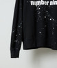 Picture No.22 of NUMBER (N)INE HAND PAINTED PRINTED CLASSIC CREWNECK SWEATSHIRT / Hand-painted classic Logo Print crewneck sweatshirt BA2GNC001P