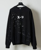 Picture No.34 of NUMBER (N)INE HAND PAINTED PRINTED CLASSIC CREWNECK SWEATSHIRT / Hand-painted classic Logo Print crewneck sweatshirt BA2GNC001P