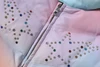 Picture No.4 of BAPE TIE DYE RHINESTONE BAPE STA LEATHER CROPPED DOWN JACKET 1M80-244-306