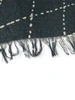 Picture No.3 of KAPITAL Rayon Fringe Square Stole (Anchor Quilt) K2609XM509
