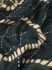 Picture No.4 of KAPITAL Rayon Fringe Square Stole (Anchor Quilt) K2609XM509