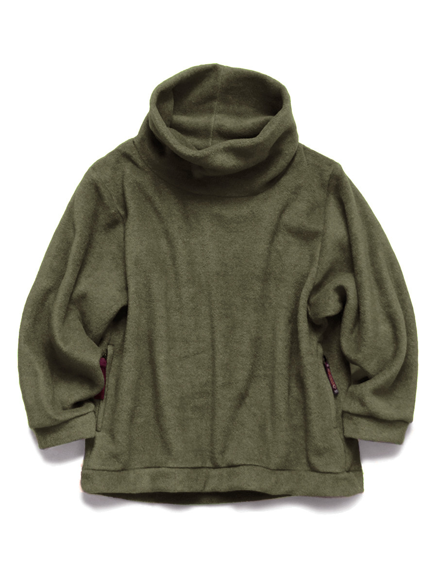 KAPITAL Sweat Shirt Reverse Fleece BIG High Neck Sweatshirt