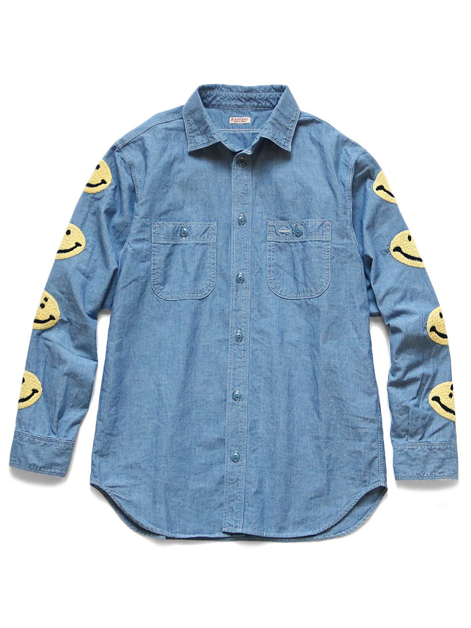 Chambray Work Shirt (Smile Embroidery) EK-895