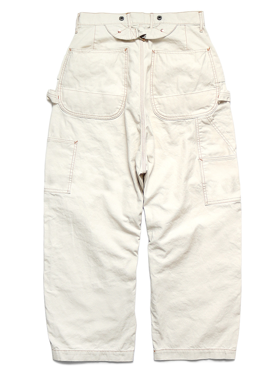 KAPITAL Pants/Shorts Thin Canvas Wide Lumber Pants