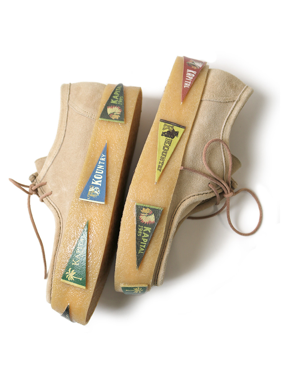 KAPITAL Shoes Leather SRUF Wallaby (Pennant Sole)