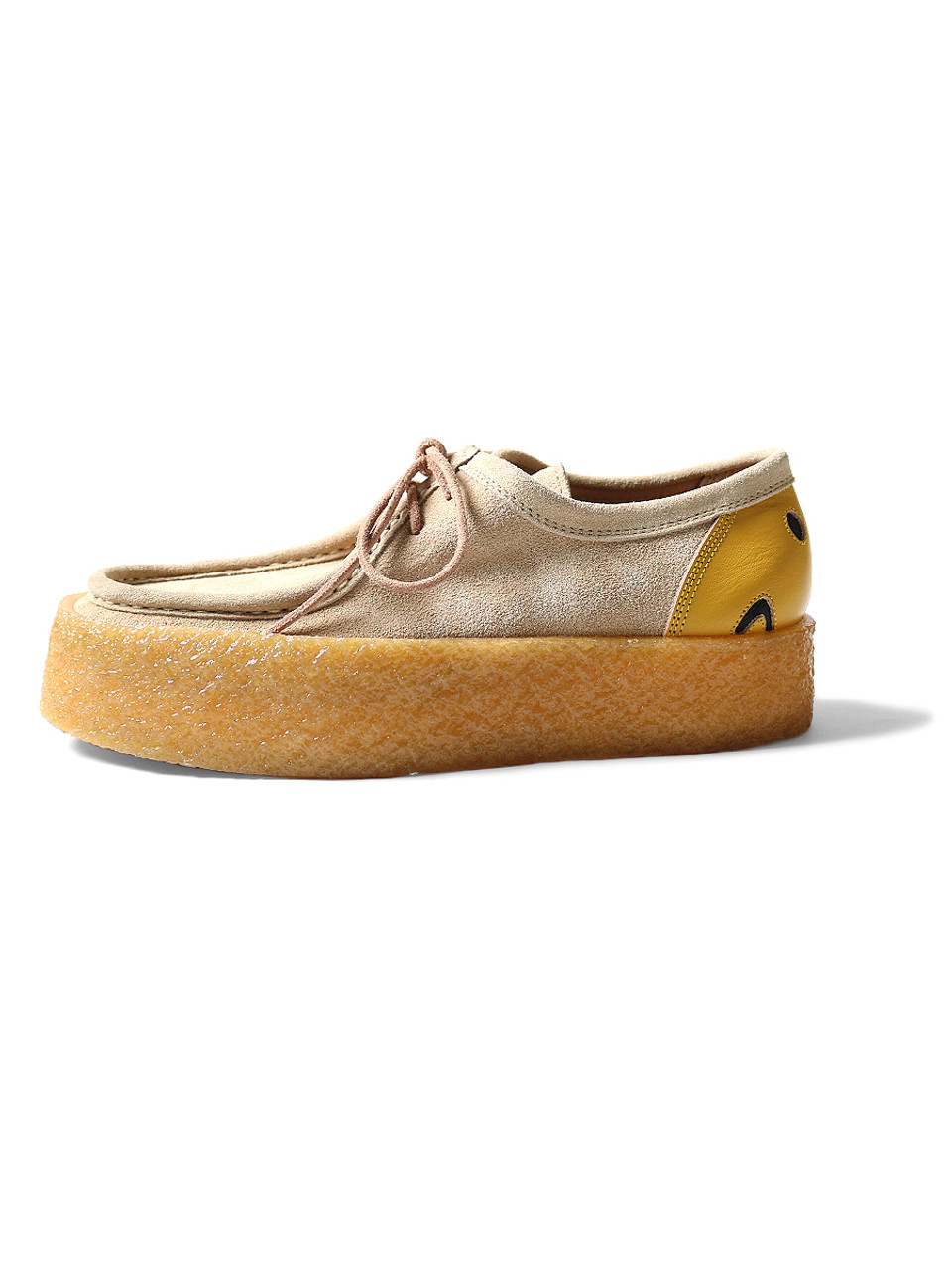 KAPITAL Shoes Leather Heel Smiley SURF Wallaby