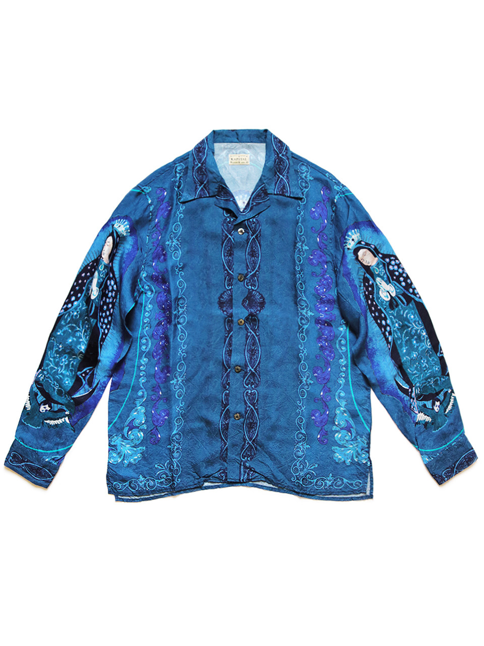 シャツ KAPITAL KAPITAL Sakura-Bone Wrangle Collar Shirt | Dusty Pink | SVD
