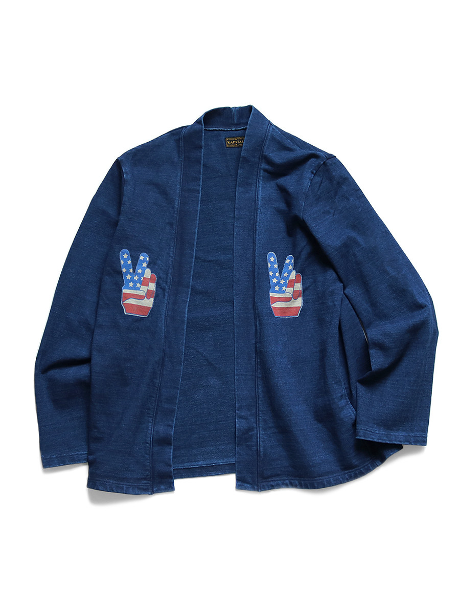 KAPITAL Sweat Shirt IDG Degree-stamped KAKASHI Cardigan (FREEDOMpt)