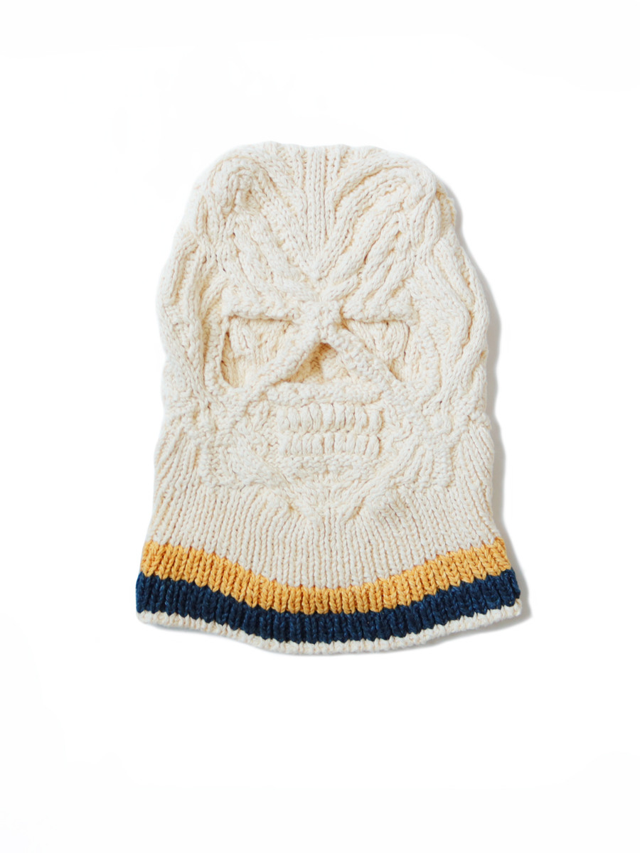 KAPITAL Hat/Cap Cotton Hand Knit SKULL 