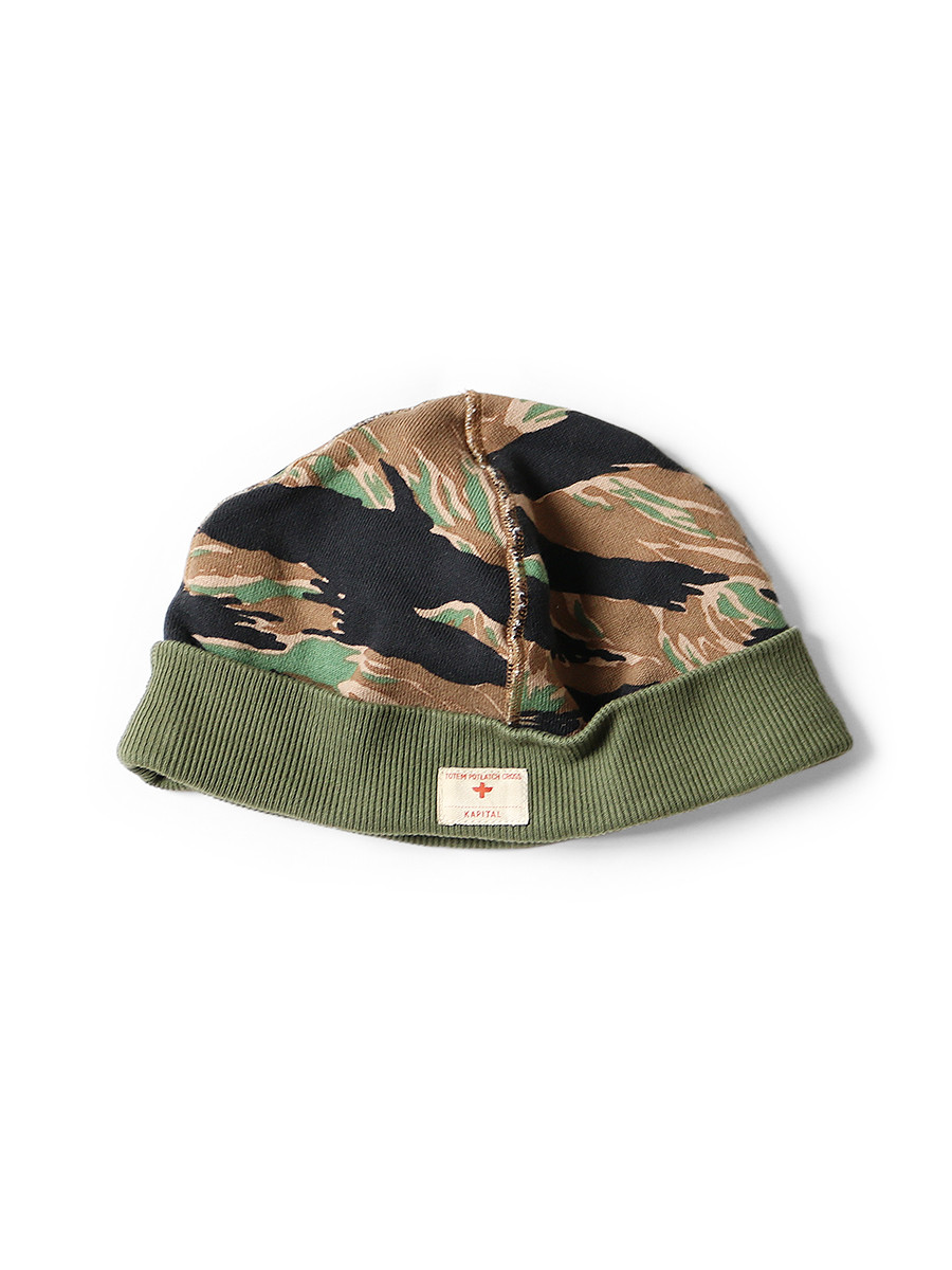 KAPITAL Hat/Cap Fleece Camouflage 