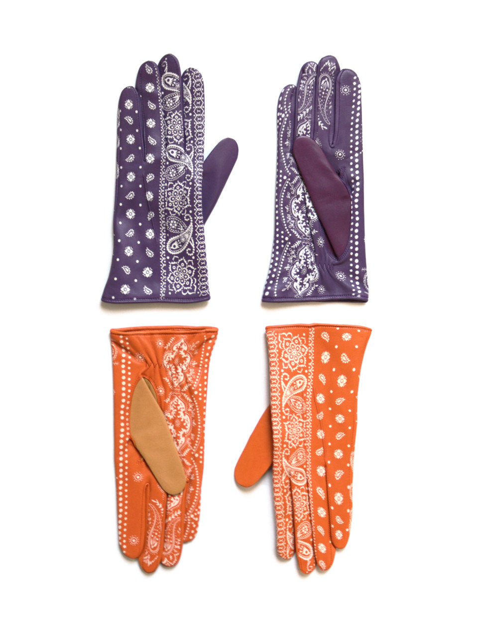 challenger 「BANDANA LEATHER GLOVE」 CHALLENGER BANDANA LEATHER GLOVE -BK XL--ストアの通販