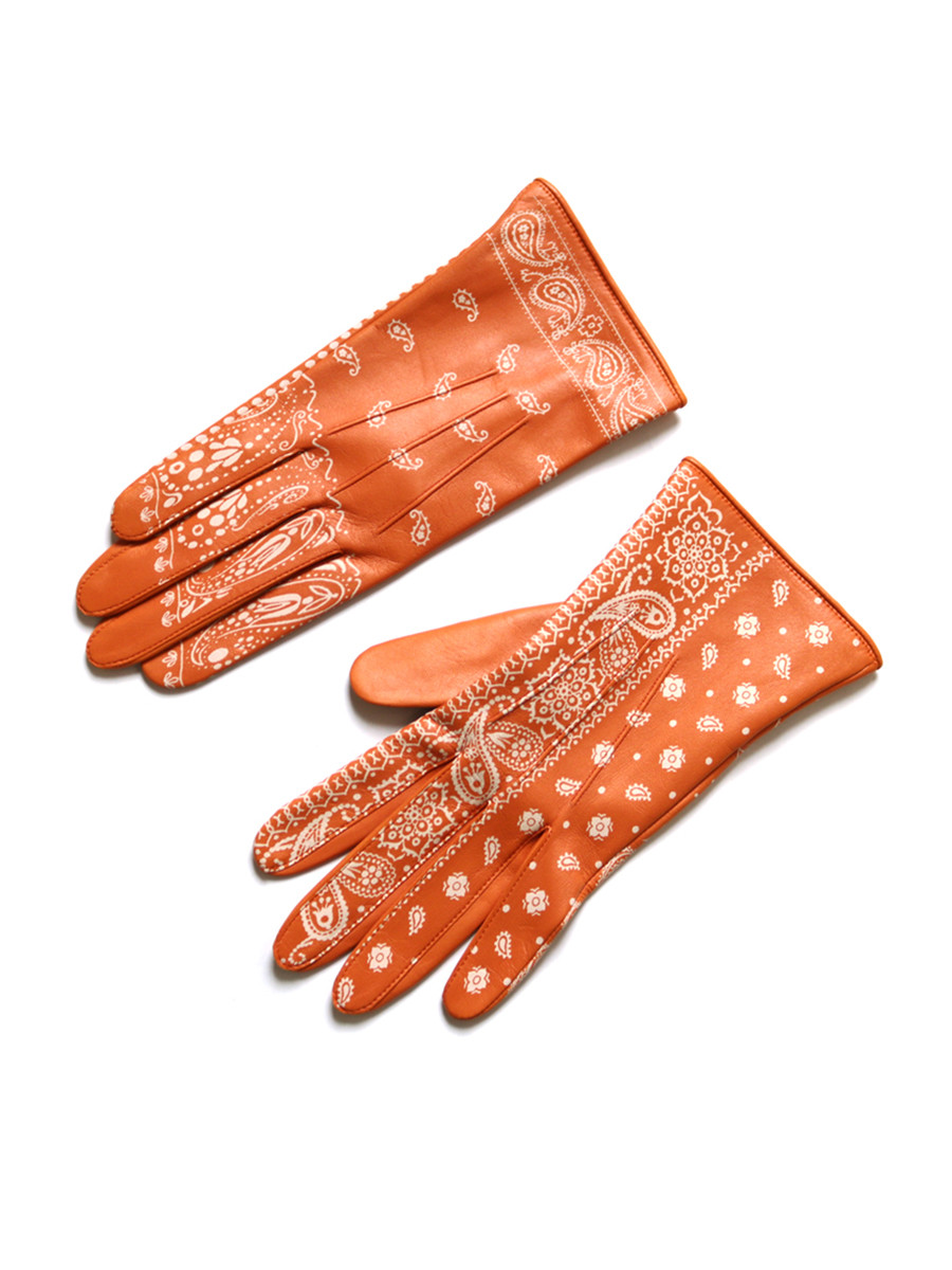 小物 kapital sample leather gloves archive KAPITAL Others Leather Cookie Bandana Gloves