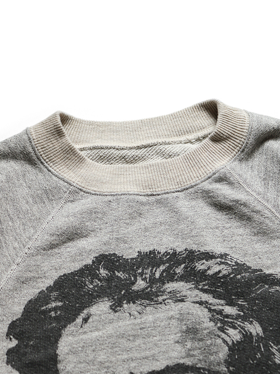 KAPITAL Sweat Shirt TOP Fleece Laglan Crew Sweat (BEETHOVEN