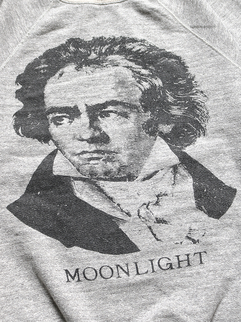 ◾️KAPITAL スウェット MOONLIGHT BEETHOVEN KAPITAL Sweat Shirt TOP Fleece Laglan Crew Sweat (BEETHOVEN