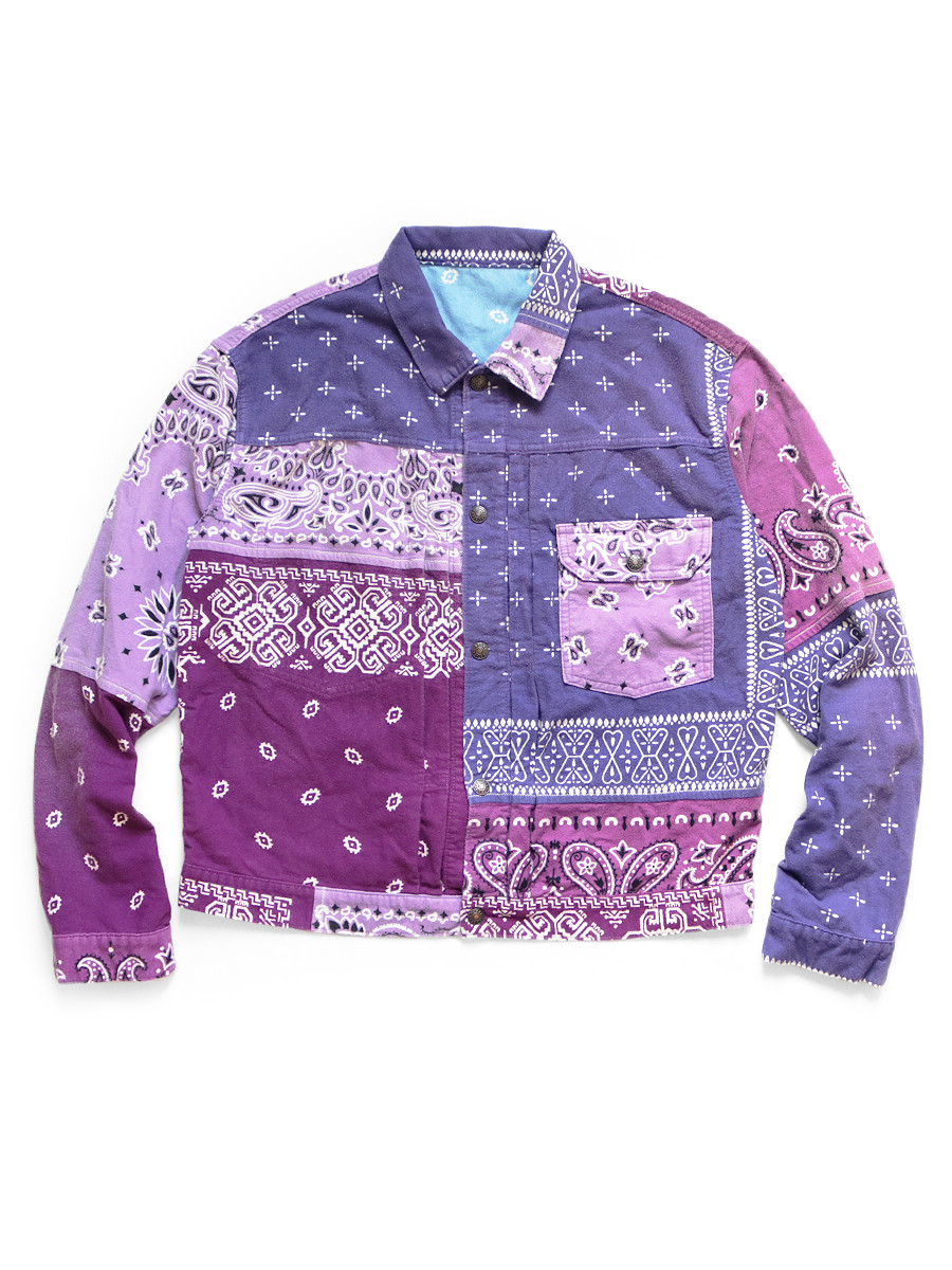 KAPITAL Jacket/Vest Nell Reversible Bandana pt 1St JKT