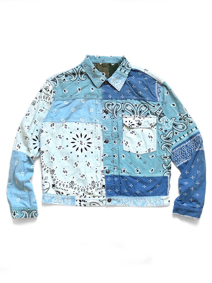 KAPITAL Jacket/Vest Nell Reversible Bandana pt 1St JKT