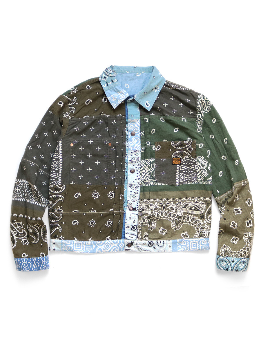 KAPITAL Jacket/Vest Nell Reversible Bandana pt 1St JKT