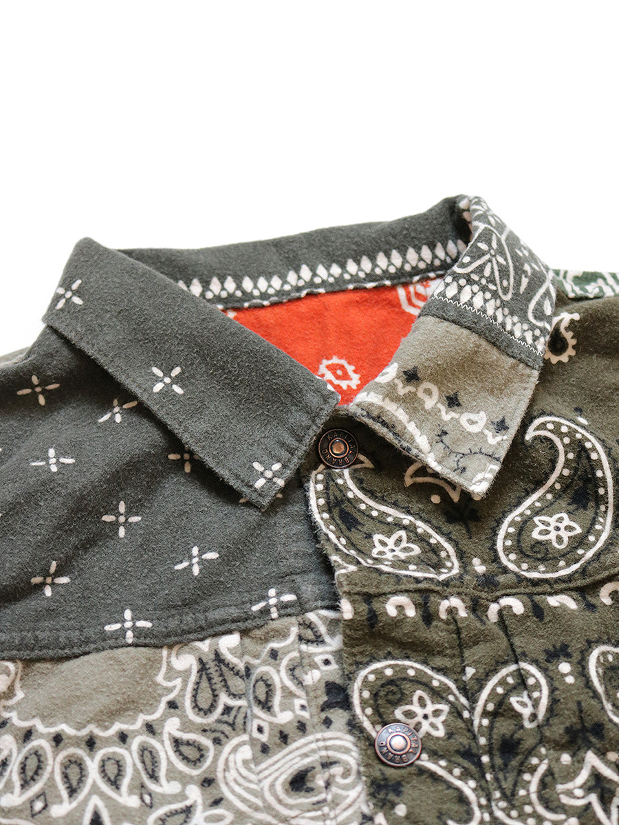 KAPITAL Jacket/Vest Nell Reversible Bandana pt 1St JKT