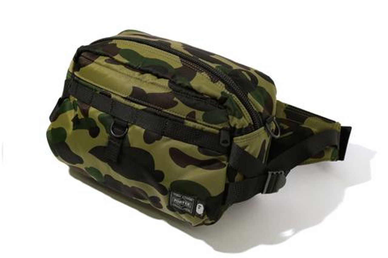 BAPE X PORTER 1ST CAMO ONE SHOULDER BAG MENS