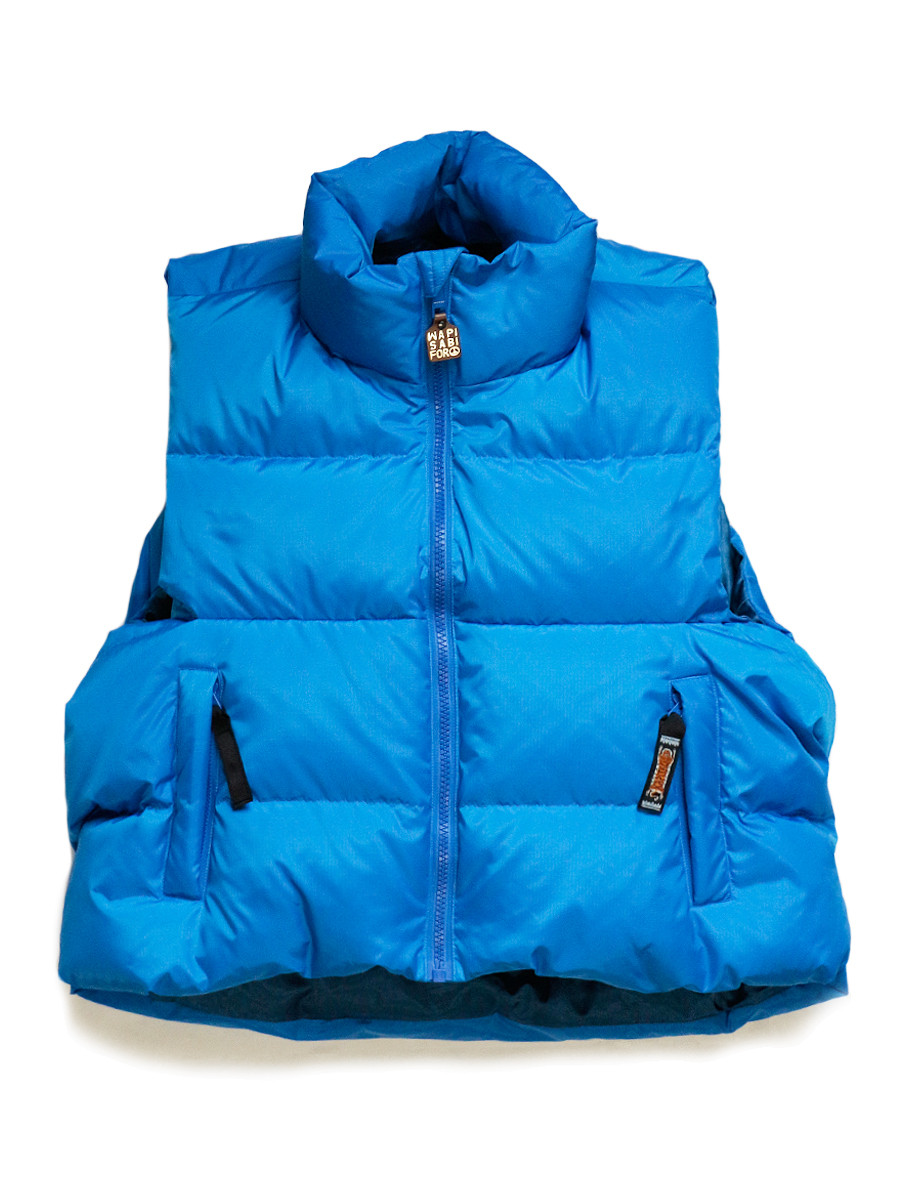 KAPITAL Jacket/Vest Ripstop Nylon Down Burger-KEEL Vest Kapital