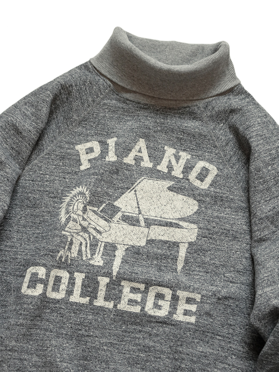 TOP Fleece Laglan High Neck Sweatshirts (PIANO COLLEGE) K2011LC137
