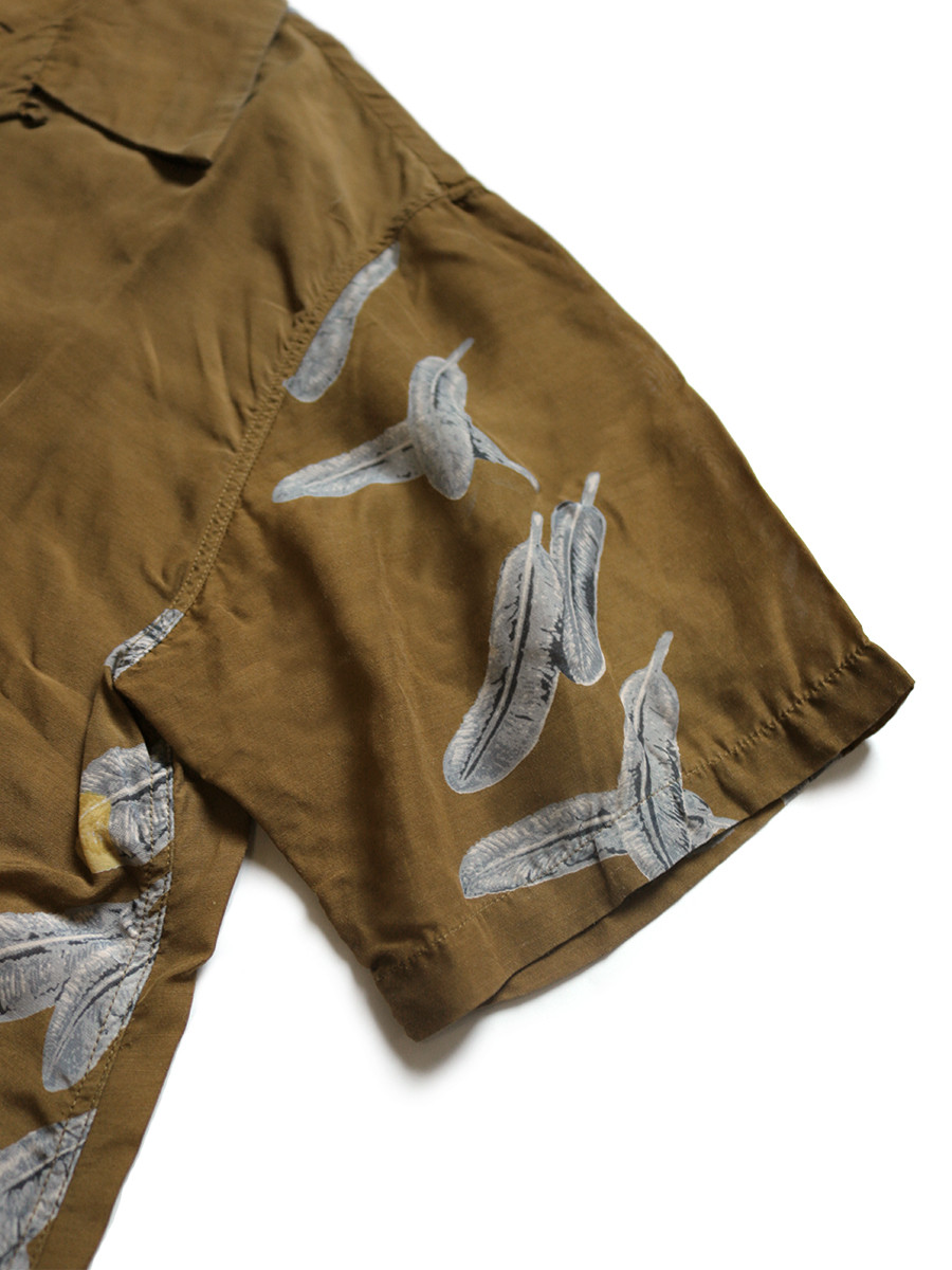 KAPITAL Shirt Silk Rayon Eagle Jewel pt Aloha Shirt