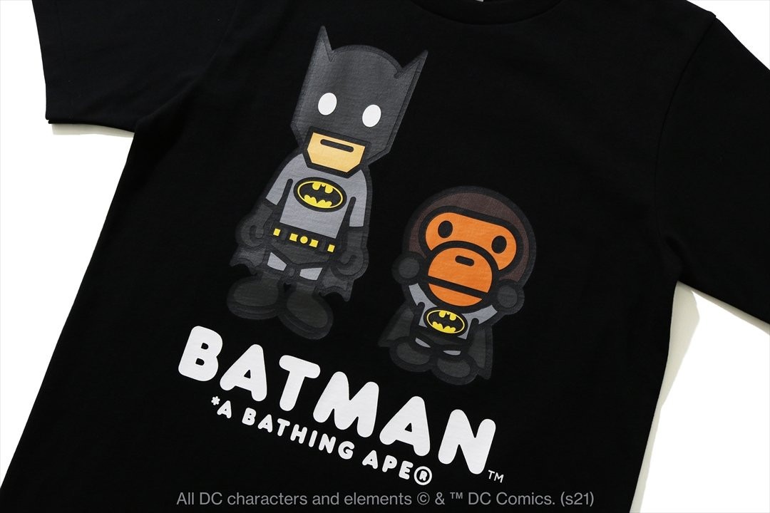 T-SHIRT [BAPE X DC] BABY MILO BATMAN TEE