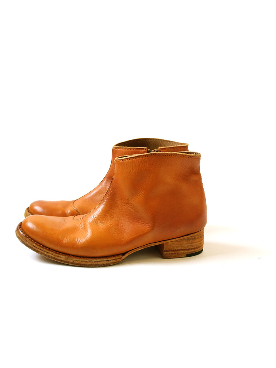 KAPITAL Shoes Post-dyed Leather Short Boots